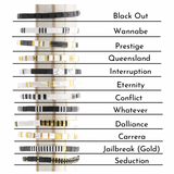 BLACK & GOLD - Tila Bead Bracelets from Mack & Rex