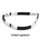 BLACK & GOLD - Tila Bead Bracelets from Mack & Rex