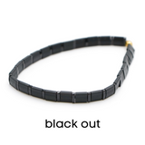 BLACK & SILVER - Tila Bead Bracelets from Mack & Rex