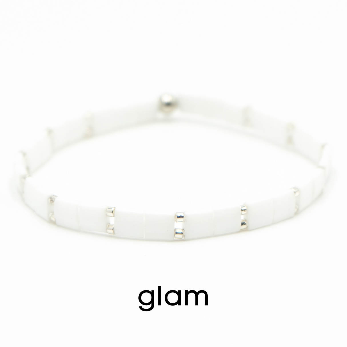 BLACK & SILVER - Tila Bead Bracelets from Mack & Rex