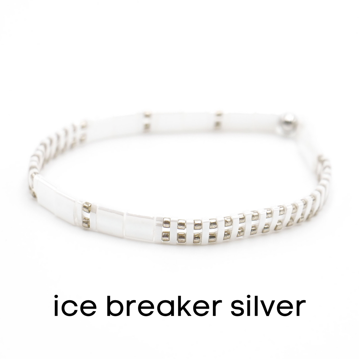 BLACK & SILVER - Tila Bead Bracelets from Mack & Rex