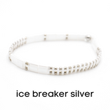 BLACK & SILVER - Tila Bead Bracelets from Mack & Rex