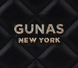 Koi - Black Quilted Vegan Leather Purse from Gunas New York