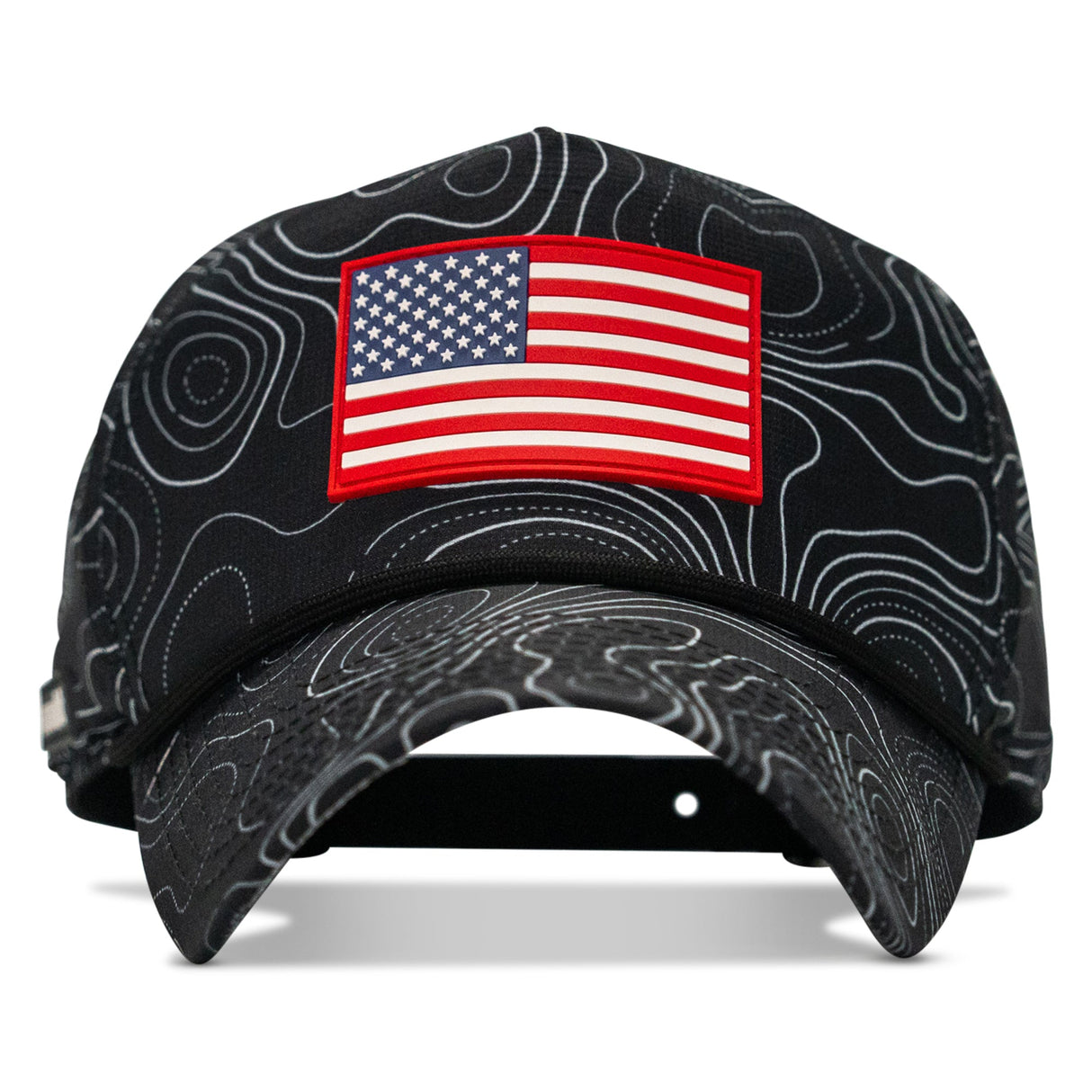 American Flag PVC Waterproof Weekender Snapback from Combat Iron Apparel