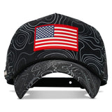 American Flag PVC Waterproof Weekender Snapback from Combat Iron Apparel