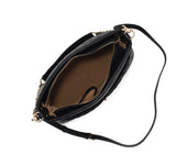 Koi - Black Quilted Vegan Leather Purse from Gunas New York