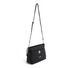 Koi - Black Quilted Vegan Leather Purse from Gunas New York