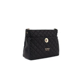 Koi - Black Quilted Vegan Leather Purse from Gunas New York