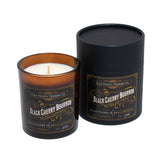 Black Cherry Bourbon 8oz Soy Candle from Four Points Trading Co.