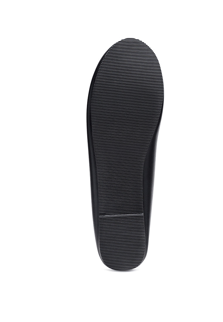 Bleona Laser Cut Wave Ballerinas from London Rag International
