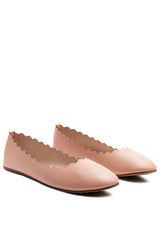 Bleona Laser Cut Wave Ballerinas from London Rag International