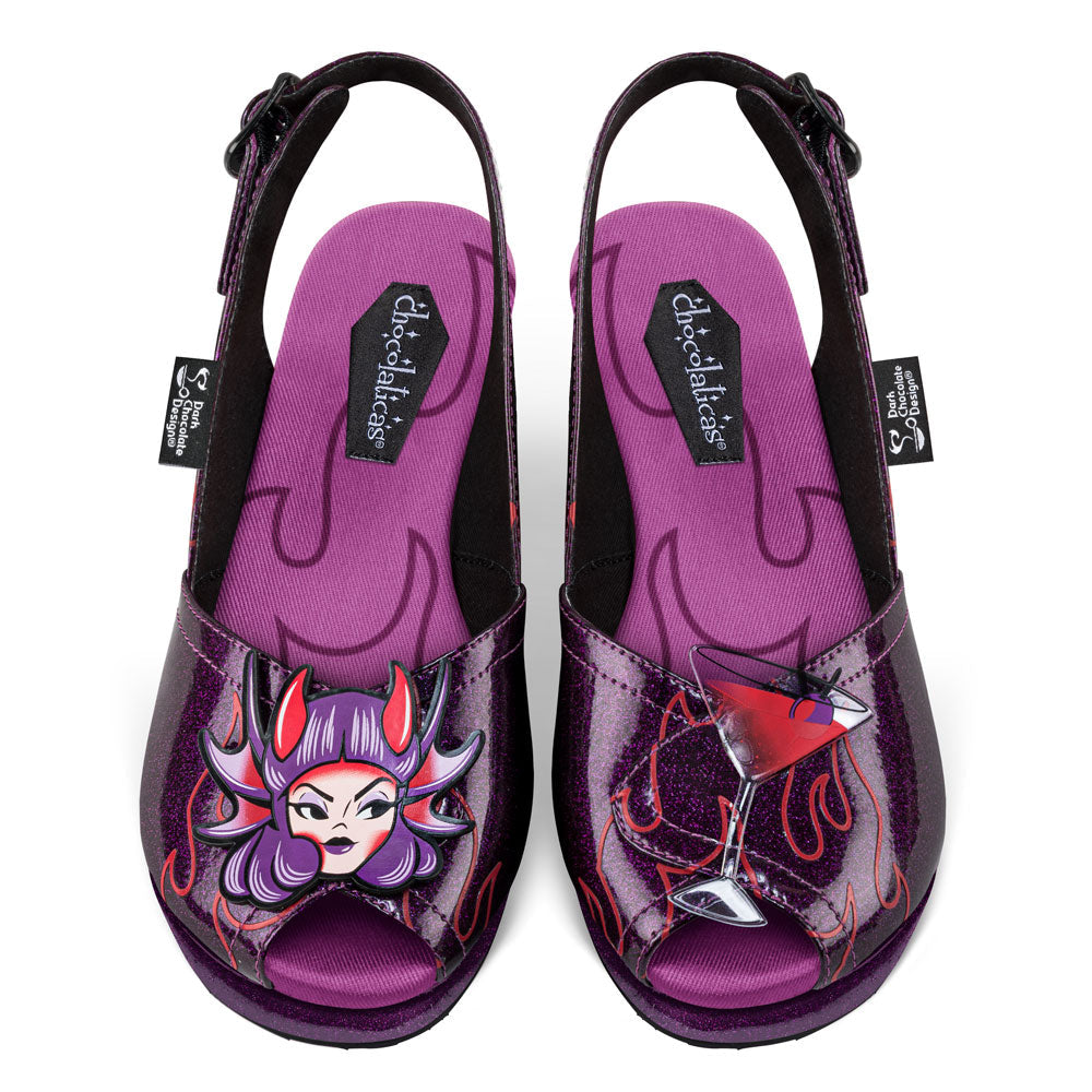 Chocolaticas® Bloody Mary Women's Mary Jane Sandal From Hot Chocolate Design
