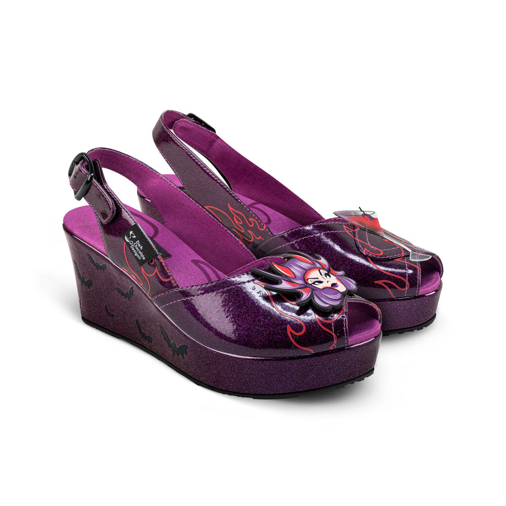 Chocolaticas® Bloody Mary Women's Mary Jane Sandal From Hot Chocolate Design