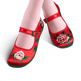Chocolaticas® Blossom Shine Women's Mary Jane Flat from Hot Chocolate Design