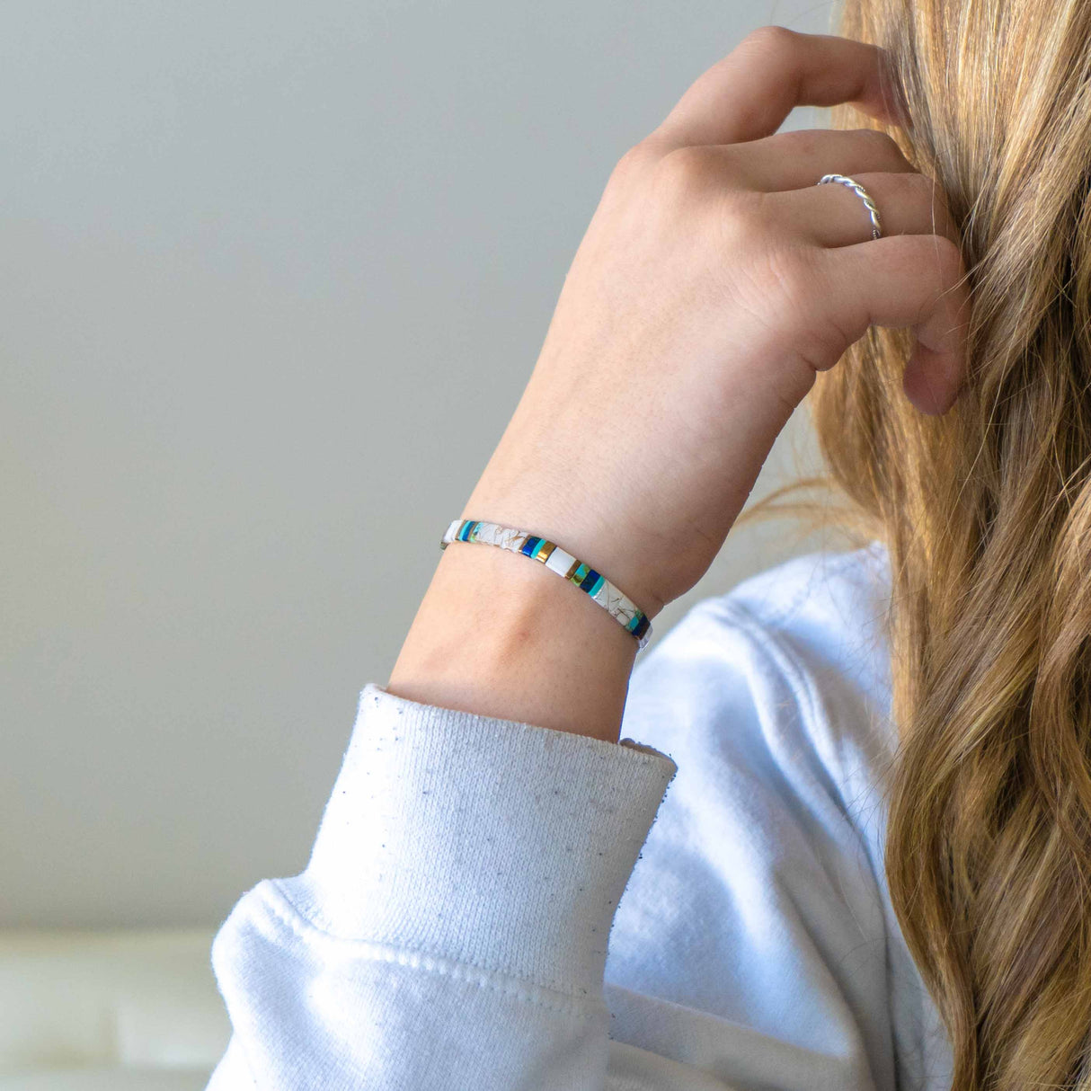 BLUE HILL BAY - Tila Bead Bracelet | Single from Mack & Rex