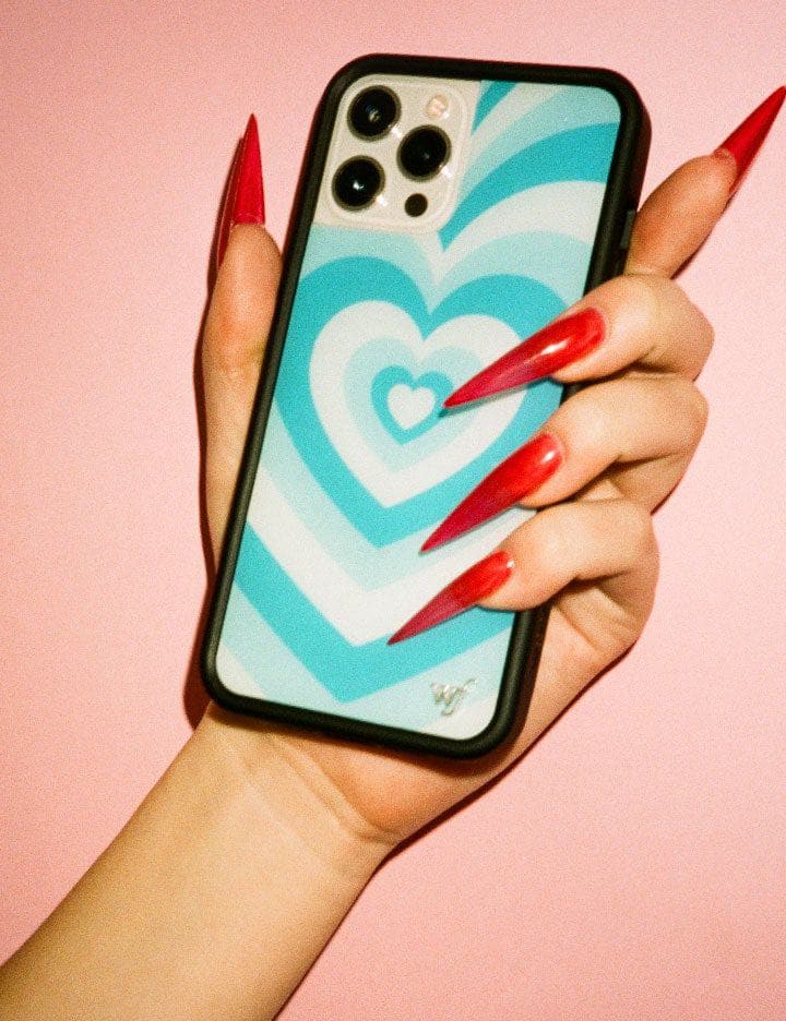 Blue Moon Latte Love iPhone Case from Wildflower Cases
