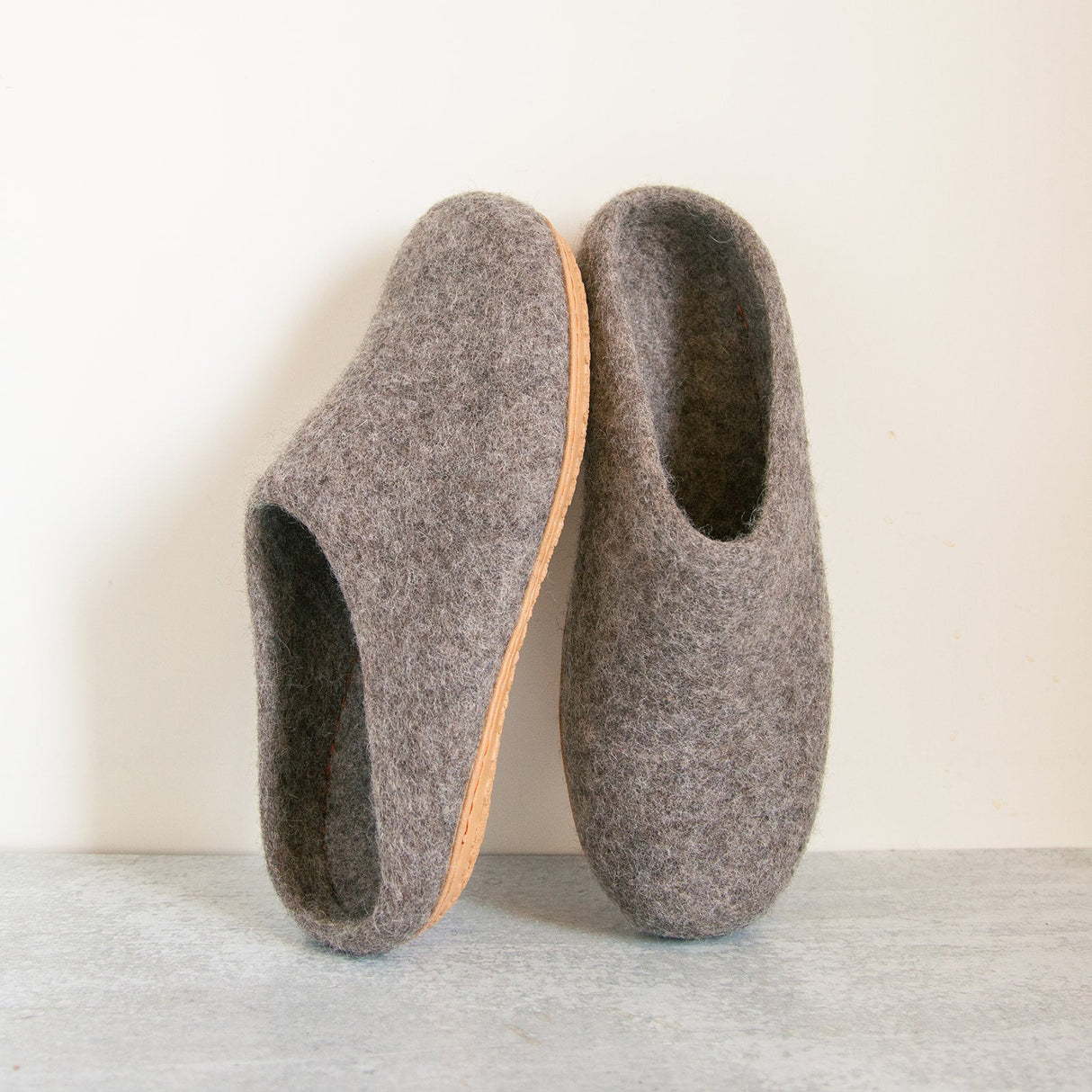 Mens Organic Merino Wool Slippers from Fuzzy Cove