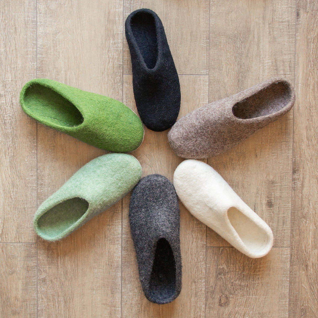 Merino Wool Slippers from Fuzzy Cove
