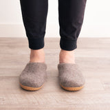 Mens Organic Merino Wool Slippers from Fuzzy Cove