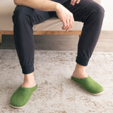 Mens Organic Merino Wool Slippers from Fuzzy Cove