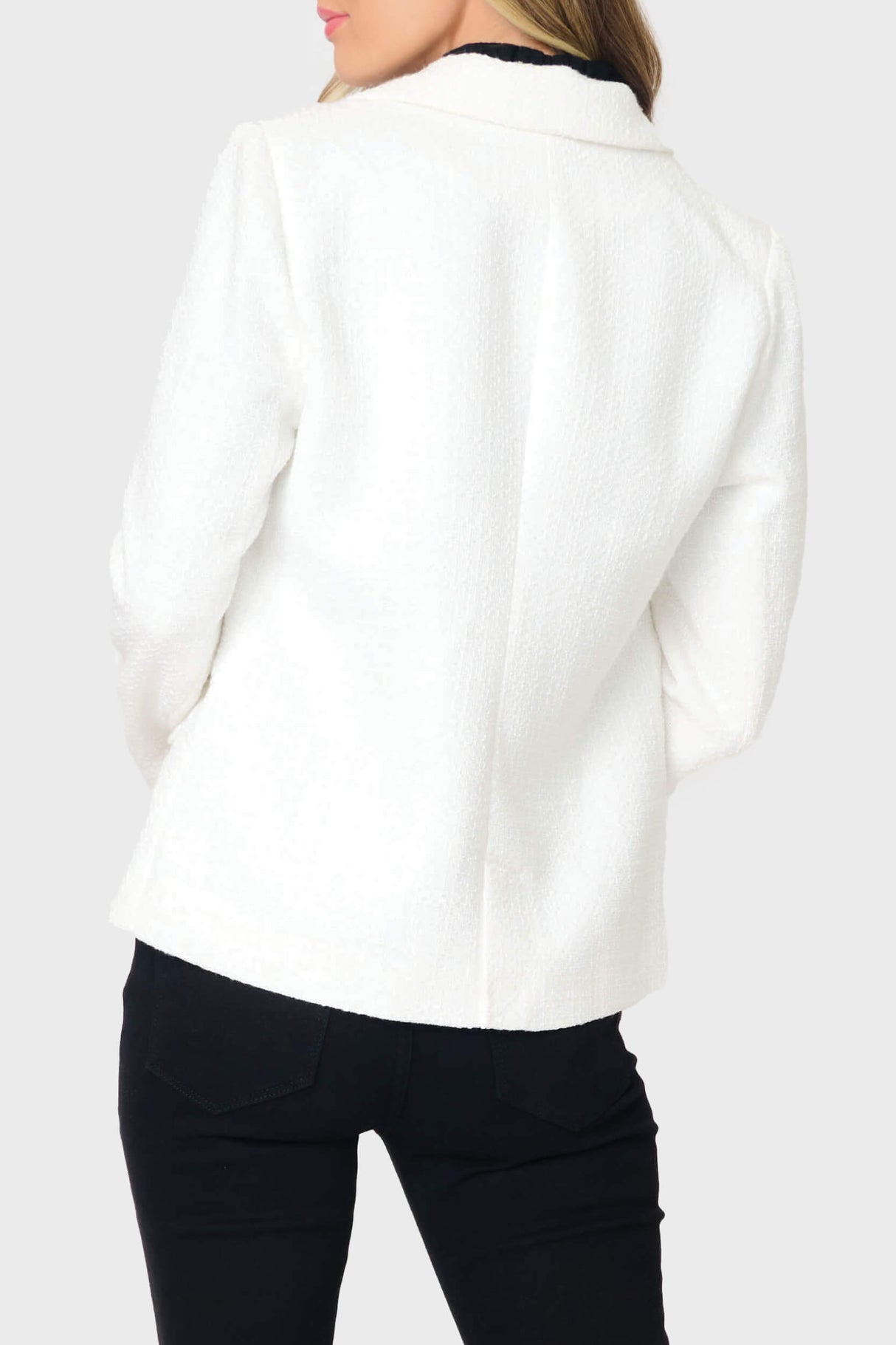 Double Breasted Boucle Blazer from Gibsonlook