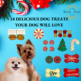 Christmas Themed Dog Treats Gift Box from Bonne et Filou