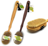 Bath Body Brush With Long Bamboo Handle from Pursonic
