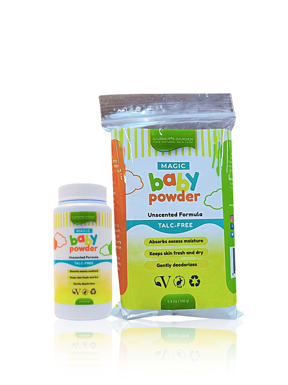 Natural Baby Powder from Garner's Garden