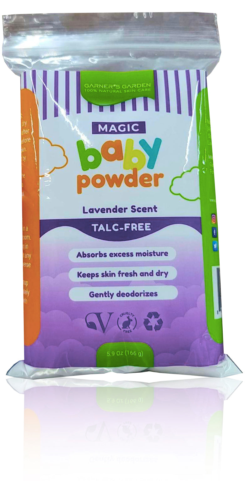 Natural Baby Powder from Garner's Garden