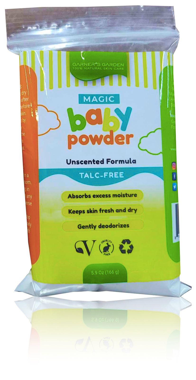 Natural Baby Powder from Garner's Garden