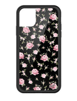 Black and Pink Floral iPhone Case from Wildflower Cases