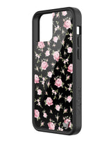 Black and Pink Floral iPhone Case from Wildflower Cases