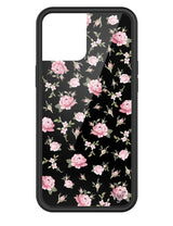 Black and Pink Floral iPhone Case from Wildflower Cases