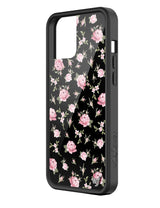 Black and Pink Floral iPhone Case from Wildflower Cases