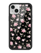 Black and Pink Floral iPhone Case from Wildflower Cases