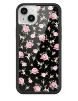 Black and Pink Floral iPhone Case from Wildflower Cases