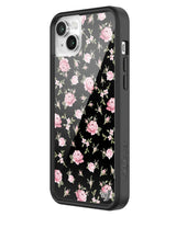 Black and Pink Floral iPhone Case from Wildflower Cases