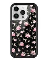 Black and Pink Floral iPhone Case from Wildflower Cases