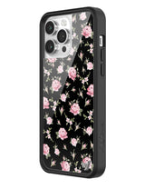 Black and Pink Floral iPhone Case from Wildflower Cases