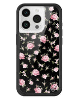 Black and Pink Floral iPhone Case from Wildflower Cases