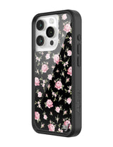 Black and Pink Floral iPhone Case from Wildflower Cases
