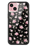 Black and Pink Floral iPhone Case from Wildflower Cases
