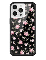 Black and Pink Floral iPhone Case from Wildflower Cases