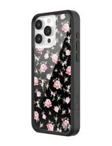 Black and Pink Floral iPhone Case from Wildflower Cases