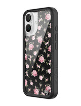 Black and Pink Floral iPhone Case from Wildflower Cases
