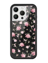 Black and Pink Floral iPhone Case from Wildflower Cases
