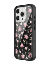 Black and Pink Floral iPhone Case from Wildflower Cases