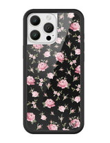 Black and Pink Floral iPhone Case from Wildflower Cases