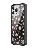 Black and Pink Floral iPhone Case from Wildflower Cases