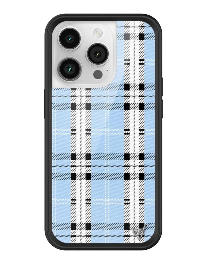 Plaid | Blue iPhone Case from Wildflower Cases